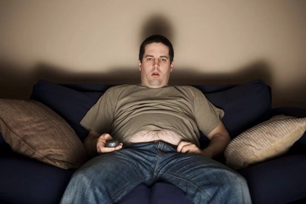 Uno stile di vita sedentario è ciò che causa lo sviluppo della prostatite